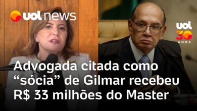 Banco Master cita advogada com R$ 33 milhões como ‘sócia’ de ministro Gilmar Mendes em mensagens internas