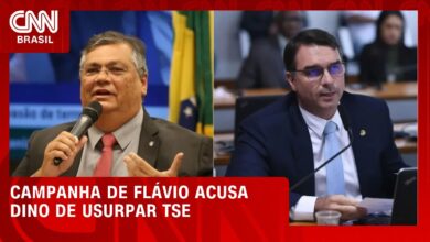 Campanha de Flávio Bolsonaro acusa ministro Flávio Dino de usurpar competência do TSE