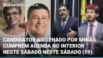 Candidatos ao Senado por Minas Gerais intensificam campanha no fim de semana