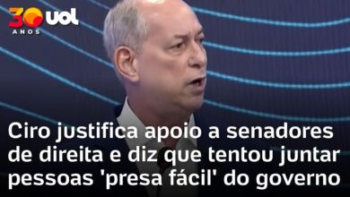 Ciro Gomes justifica apoio a senadores de direita em debate para governo do Ceará