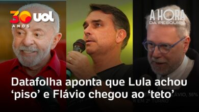 Datafolha mostra Lula com 40% no primeiro turno e empate técnico com Flávio Bolsonaro no segundo