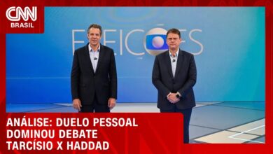 Debate entre Tarcísio de Freitas e Fernando Haddad em SP é marcado por embate pessoal