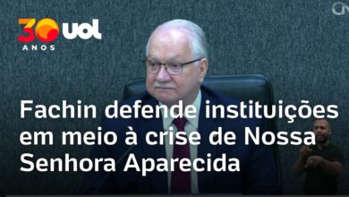 Edson Fachin comenta crise de Nossa Senhora Aparecida e destaca fortalecimento das instituições