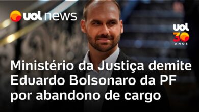 Eduardo Bolsonaro é demitido da Polícia Federal por abandono de cargo