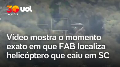 FAB localiza helicóptero que caiu com Rick e mais quatro em Santa Catarina