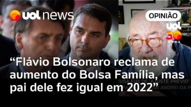 Flávio Bolsonaro critica aumento do Bolsa Família, mas Lula aplicou medida semelhante em 2022