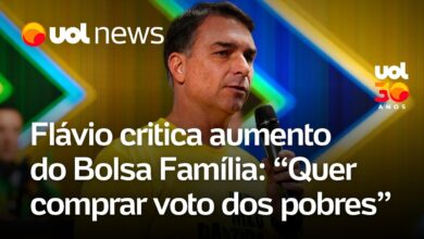Flávio Bolsonaro critica aumento do Bolsa Família por Lula e acusa tentativa de compra de votos