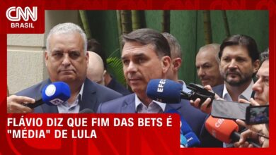 Flávio Bolsonaro critica Lula e chama presidente de ‘pai do Tigrinho’ em evento no Rio