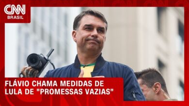 Flávio Bolsonaro critica propostas do presidente Lula como “promessas vazias” em campanha eleitoral