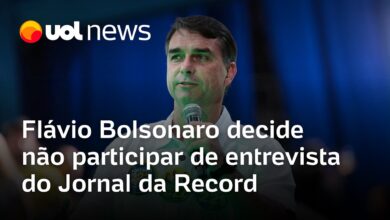 Flávio Bolsonaro desiste de entrevista no Jornal da Record antes da eleição presidencial