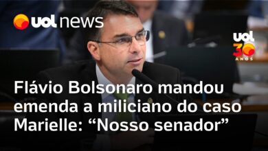 Flávio Bolsonaro enviou emenda para projeto ligado a miliciano investigado no caso Marielle
