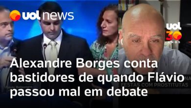 Flávio Bolsonaro passou mal durante debate eleitoral em 2016, revela colunista Alexandre Borges
