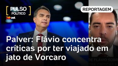 Flávio Bolsonaro sofre críticas por viagem em avião de Vorcaro após negar uso da aeronave