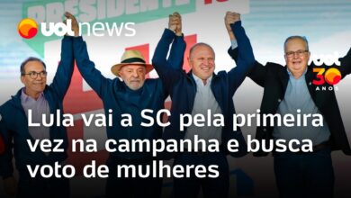 Lula e Janja realizam primeira visita de campanha a Santa Catarina e apelam ao voto feminino