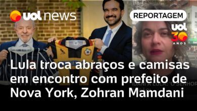 Lula e prefeito de Nova York Zohran Mamdani trocam abraços e camisas em encontro nos EUA