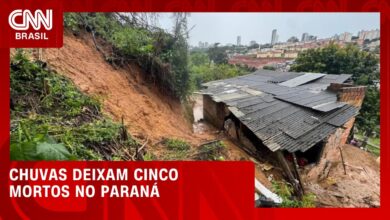 Número de mortos por chuvas no Paraná sobe para cinco com nova vítima encontrada