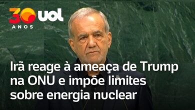 Presidente do Irã rejeita ameaça de Donald Trump em discurso na ONU: ‘Não vamos nos ajoelhar’