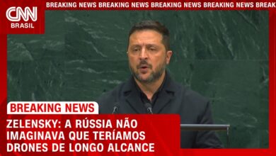 Presidente Zelensky reforça apelo por diplomacia e preparação militar em discurso na ONU