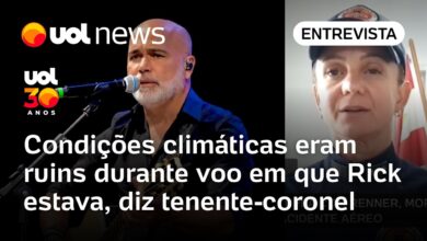 Tenente-coronel confirma condições climáticas ruins no voo do helicóptero que matou cantor Rick em Santa Catarina