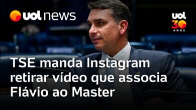 TSE determina remoção de vídeo que liga Flávio Bolsonaro ao Banco Master no Instagram