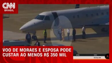 Voo do ministro Alexandre de Moraes em jato ligado a Daniel Vorcaro pode custar R$ 350 mil