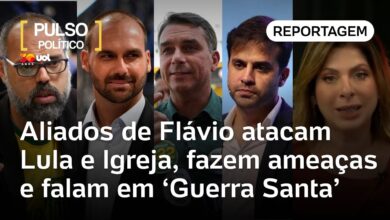 Aliados de Flávio Bolsonaro fazem ataques e ameaças envolvendo Lula e a Igreja Católica