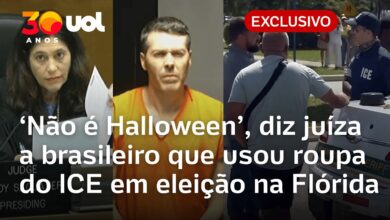 Brasileiro é repreendido por juíza nos EUA após usar roupa de agente do ICE em votação