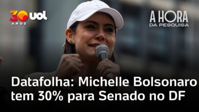 Datafolha aponta Michelle Bolsonaro liderando intenção de voto para o Senado no Distrito Federal