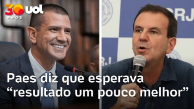 Ex-prefeito Eduardo Paes fica em segundo no primeiro turno e disputará segundo turno com Douglas Ruas no Rio