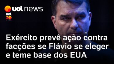 Exército prevê ação contra facções caso Flávio Bolsonaro vença eleições e manifesta receios sobre base dos EUA