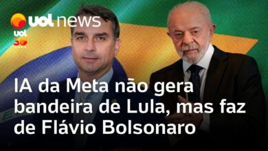 IA da Meta gera bandeira para Flávio Bolsonaro, mas não para Lula em campanha digital