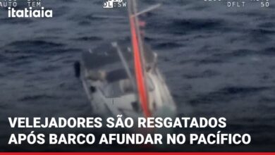 Iate australiano afunda após colisão com baleia no Pacífico Sul; tripulantes são resgatados
