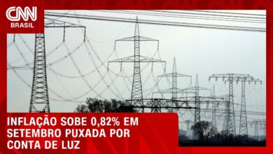 Inflação em setembro sobe 0,82% impulsionada pela alta da energia elétrica, revela IBGE