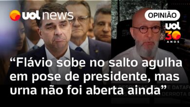 Josias de Souza comenta postura de Flávio Bolsonaro antes da apuração do segundo turno