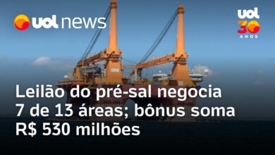 Leilão do pré-sal negocia sete áreas e arrecada R$ 530 milhões em bônus