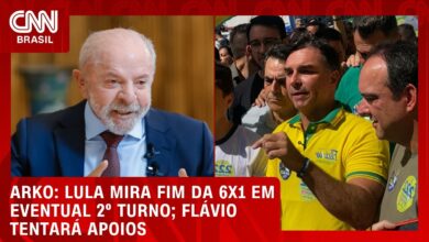 Lula busca reverter 6×1 em eventual segundo turno; Flávio tentará ampliar apoios, analisa Arko