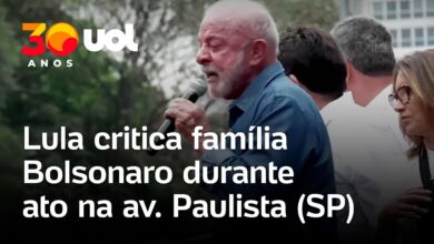 Lula faz discurso na Paulista e critica família Bolsonaro lembrando vítimas da covid-19