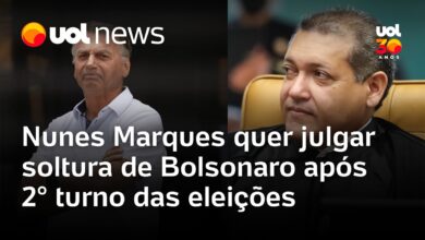 Ministro Kassio Nunes Marques planeja julgar soltura de Bolsonaro após segundo turno das eleições