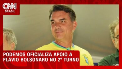 Podemos oficializa apoio a Flávio Bolsonaro no segundo turno das eleições presidenciais