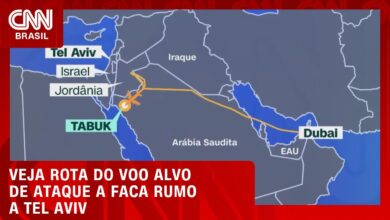Voo de Dubai a Tel Aviv faz pouso de emergência após piloto esfaquear companheiro