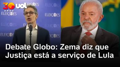 Zema acusa Justiça de servir a Lula após cancelamento de debate na Globo